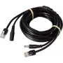 Sygonix camerakabel SY-6441782 - 10m CCTV video- & stroomkabel, BNC op BNC + DC