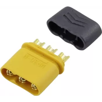 Reely MR30 servo-stekkerverbinder stekker 3-pin mannelijk 30A 500V voor RC-modellen drones RE-6767715