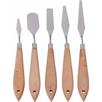 Reely RE-7042686 hoogflexibel spatel-set 5-delig voor modelbouw