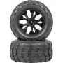 Reely RE-7083018 complete wielen voor Rhino 2 (2 stuks, 1:10, 12mm zeskant)