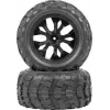 Reely RE-7083018 complete wielen voor Rhino 2 (2 stuks, 1:10, 12mm zeskant)