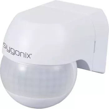 Sygonix SY-6733024 wand-opbouw PIR-bewegingsmelder 360° 180° relais wit