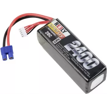 Reely LiPo accupack 14,8V 2400mAh 4S 20C softcase EC3 RE-7853466