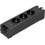 Sygonix SY-6872234 3-voudig stopcontactmodule zonder schakelaar zwart