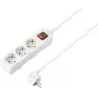 Sygonix SY-4890990 stopcontactblok met schakelaar wit schuko 3-voudig 1,5 m