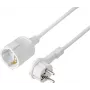 Sygonix SY-7165300 verlengkabel 16 A wit 5 m H05VV-F 3G 1,5 mm²