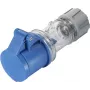 Sygonix SY-5871536 CEE-koppeling 16 A 3-polig 230 V/AC IP44 transparant