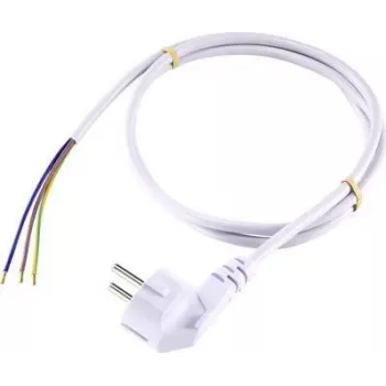 Sygonix SY-5043486 stroomaansluitkabel CEE 7/7 naar IEC C13 wit 1,5 m