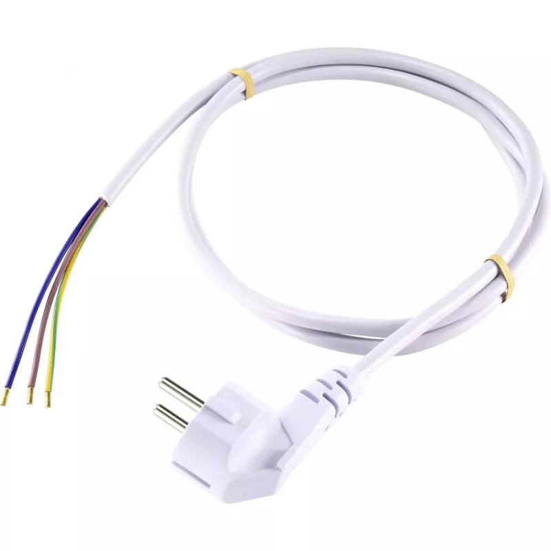 Sygonix SY-5043486 stroomaansluitkabel CEE 7/7 naar IEC C13 wit 1,5 m