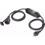 Sygonix SY-6052178 PRCD draagbaar aardlekschakelaar-verlengsnoer 230 V/AC 3 m zwart IP44