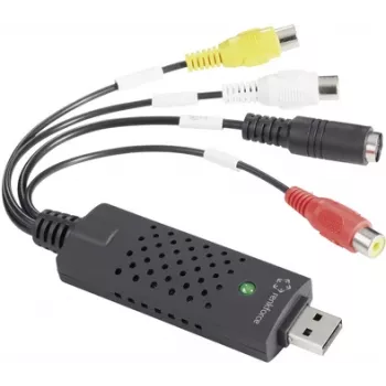 Renkforce RF-VC-120 videograbber met videobewerkingssoftware, Plug and Play (RF-5044660)