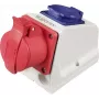 Sygonix SY-6271370 CEE-wandcontactdoos 16 A 5-polig 415 V/AC IP44 rood