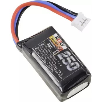 Reely LiPo accu 7,4 V 250 mAh 2S 30C softcase platte stekker (RE-7845954)