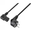 Sygonix SY-5243884 Schuko naar IEC C13 stroomkabel 5 m Zwart