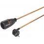Sygonix SY-5597568 verlengkabel 16 A zwart, oranje 5 m vergrendelbaar