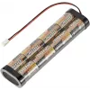 Reely NiMH zenderaccu 9,6V 2400mAh 8-cellen Sub-C stick Futaba RE-7851444