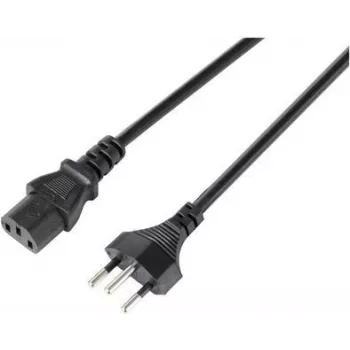 Sygonix SY-5243896 Koudapparaat-aansluitkabel CEE 7/7 naar IEC C13 haaks 5 m zwart