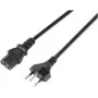 Sygonix SY-5243896 Koudapparaat-aansluitkabel CEE 7/7 naar IEC C13 haaks 5 m zwart