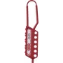 Sygonix SY-6872556 Lockout-haspel 42 mm rood