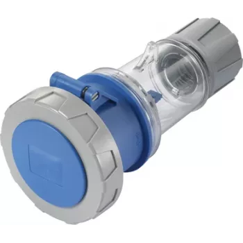 Sygonix SY-5873154 CEE-CARA koppeling 32A 3-polig 230V/AC IP67 schroefloos blauw