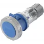 Sygonix SY-5873154 CEE-CARA koppeling 32A 3-polig 230V/AC IP67 schroefloos blauw
