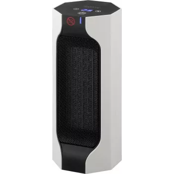 Sygonix SY-6735638 PTC keramische heteluchtkachel wit | 2000W digitale thermostaat, 12h timer, oscillatie, afstandsbediening