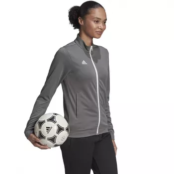 adidas Entrada 22 trainingsjack grijs H57527 XS