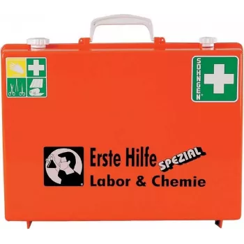 SÖHNGEN MT-CD industriële EHBO-koffer, oranje kunststof behuizing met kliksluiting, 400 x 150 mm 0360106