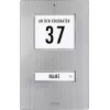 M-E MODERN-ELECTRONICS KT 1-EG deurbelplaat, roestvrij staal, 1 knop, IP44, witte LED