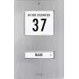 M-E MODERN-ELECTRONICS KT 1-EG deurbelplaat, roestvrij staal, 1 knop, IP44, witte LED