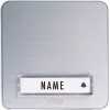 M-E MODERN-ELECTRONICS KTA-1 A/S inbouw deurbelknop, 1 knop, roestvrij staal, zilver, 12 V/1 A, LED-verlichting, IP44