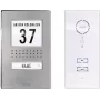 M-E MODERN-ELECTRONICS ADV 111 WW audio-deurintercom bedrade intercom-compleetset voor eengezinswoning, roestvrijstaal, wit (41137)