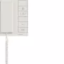 Hager RTQ640X audio-binnenstation met hoorn voor 2-draads-IP-bus, polarwit