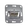 METZ CONNECT BTR E-DAT modul 8/8(8) UP0 inbouw-aansluitdoos, Cat.6, 2x RJ-45, afgeschermd, stofbescherming 1309121200-E-90