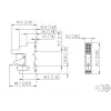 METZ CONNECT 11051025 vermogensrelaismodule 24 V DC, 1 CO, 16 A, DIN-rail, zwart/oranje