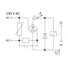 METZ CONNECT KRA-M4/1 relaismodule, 230 V AC spoel, 1 CO contact, wit 11061305