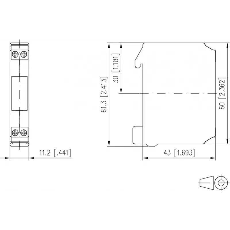 METZ CONNECT KRA-M4/1 interfacrelaismodule, 1 wisselcontact, 24 V AC spoel, wit 11061313