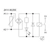 METZ CONNECT KRA-M4/1 interfacrelaismodule, 1 wisselcontact, 24 V AC spoel, wit 11061313
