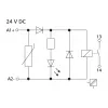 METZ CONNECT KRA-M4/1 interfacrelaismodule, 4 wisselcontacten, 24 V AC spoel, 250 V AC, wit 11061325
