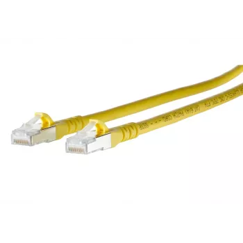 METZ BTR NETCOM Cat6a S/FTP patchkabel, 15 m, geel 130845A577-E