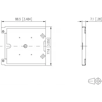 METZ BTR 130861-MSK-E glasvezel-lascassette-uitbreidingsset voor modulaire AP-behuizing