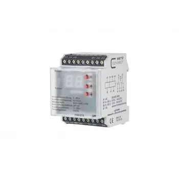 METZ CONNECT EIW-C18 industriële contactdoos, Schuko, DIN-rail, 230 V, 8 A, wit 11027205
