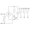 METZ CONNECT KRA-S12/21-21-21 koppelrelais, 24 V AC spoel, 3 wisselcontacten, wit 11060913