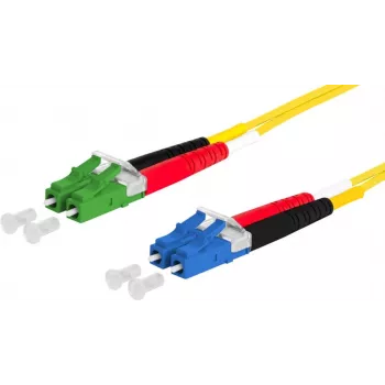 METZ CONNECT OpDAT 151P1JOJA20E LC-Duplex naar LC-Duplex APC OS2 patchkabel, 2 m