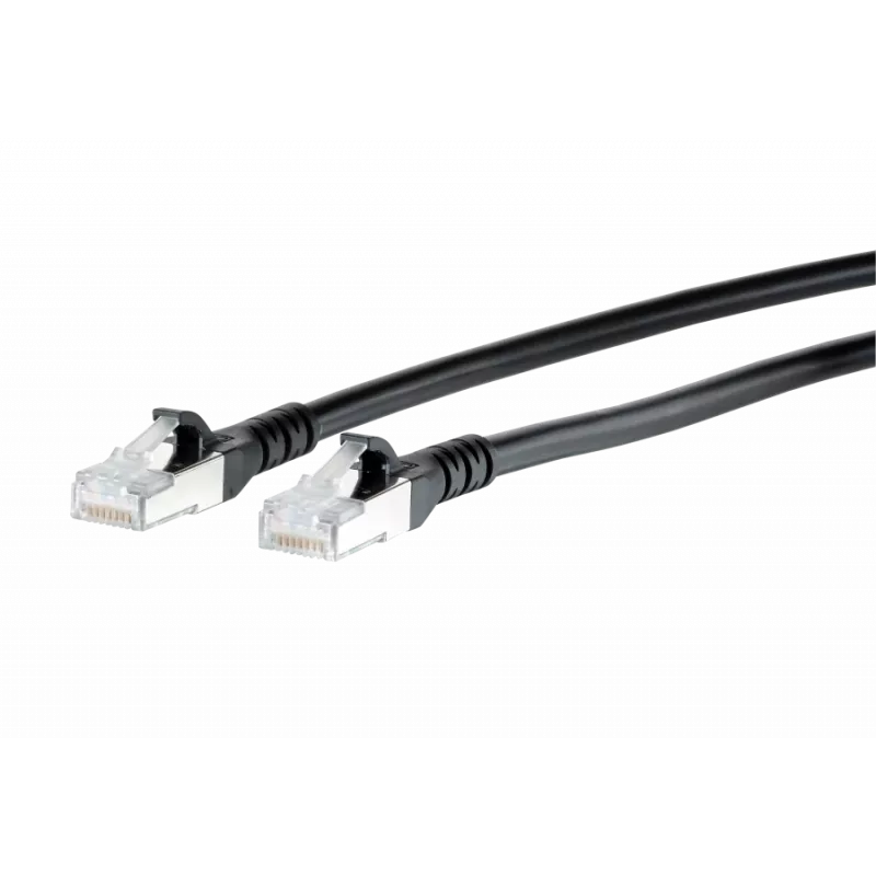 METZ BTR NETCOM 1308451500-E 1,5m Cat6a S/FTP (S-STP) zwarte netwerkkabel
