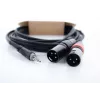Cordial EY 3 WMM XLR Y-adapterkabel 3,5mm TRS plug naar 2x XLR plug 3m 14872