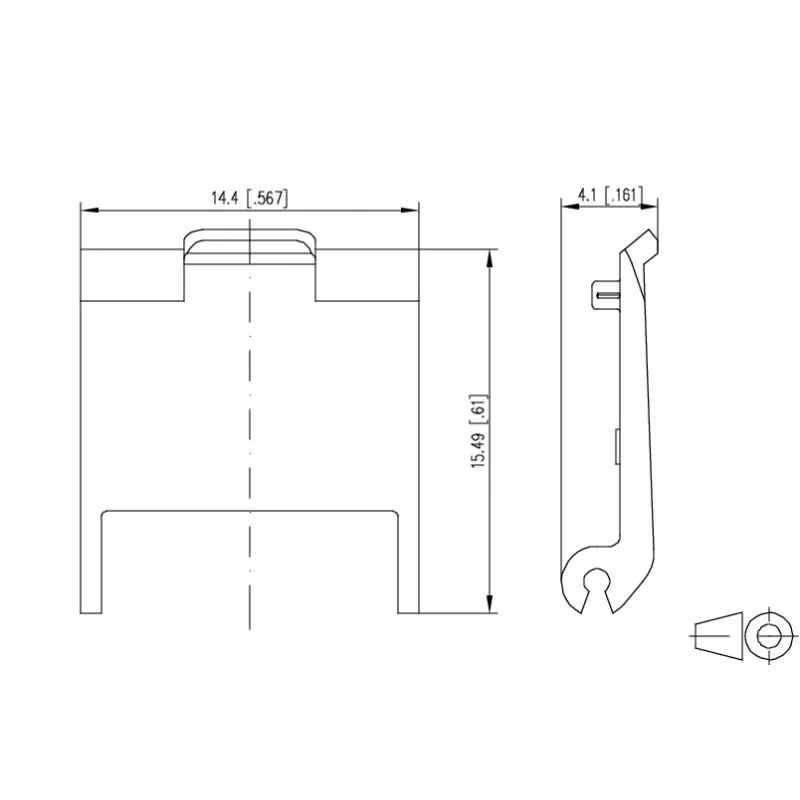 METZ BTR stofkap voor Cat.6A RJ45-modules, rood (820032-0108-I)