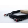 Cordial 14836 RCA audiokabel 2x RCA plug naar 2x RCA plug 1,5m zwart