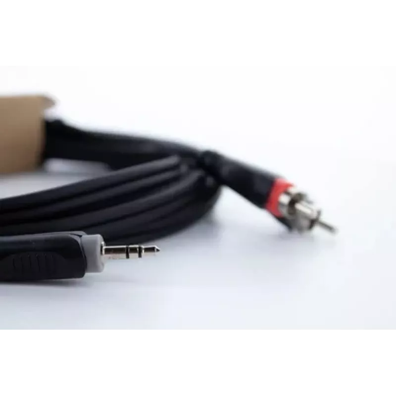 Cordial 14854 3,5mm jack naar 2x RCA audio Y-adapterkabel 1m zwart