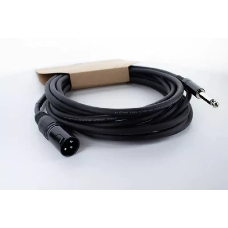 Cordial EM 10 MP XLR naar 6,3 mm mono jack audiokabel 10 m zwart 14754